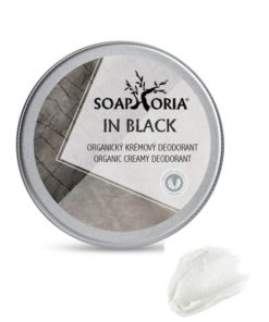 In Black pánsky prírodný deodorant, účinný antiperspirant bez hliníka - pánska prírodná kozmetika na telo - 100% organický deodorant bez parabénov. VEGAN