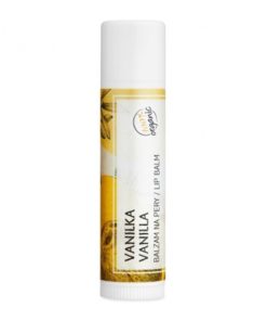 Vanilka prírodný balzam na pery, prírodná organická kozmetika s vanilkou, s vitamínom E podporuje regeneráciu pier bez chémie s včelím voskom