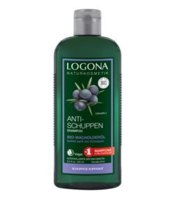 BIO šampón Borievka proti lupinám. Borievkový olej, extrakt z rozmarínu a pŕhľavy, kôry vŕby bielej a brezových listov upokojuje pokožku hlavy, bez sulfátov