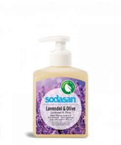 BIO tekuté mydlo Levanduľa oliva, vyrobené z BIO mydla, vhodné pre celú rodinu, bez farbív a tenzidov s prírodnou vôňou éterických olejov.
