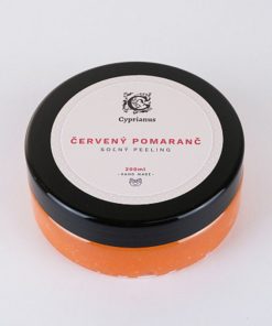 Soľný peeling Červený pomaranč - slovenská prírodná kozmetika na telo, zvláčňuje a hydratuje, čo ocení najmä namáhaná a vysušená pokožka.