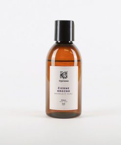 Mandľový olej Čierne hrozno, voňavý, 100% prírodný masážny telový olej po kúpeli namiesto telového mlieka s jemnou vôňou bez mastného pocitu