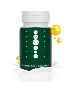 Colostrum + Vitamin D na podporu kostí a zubov, má pozitívny vplyv na vstrebávanie vápnika a fosforu z potravy, pre ženu po prechode!