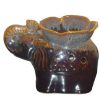 Aromalampa SLON hnedá keramická - vhodný darček pre ženu i muža. Elegantný moderný bytový doplnok do každej domácnosti. Vhodný aj pre vonne vosky