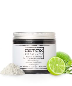 DETOX pleťová maska, čistič na akné na problematickú pleť, aknózna pleť, kozmetika na detox pleti proti akné prečistí upchaté póry a zjednotí odtieň pleti.