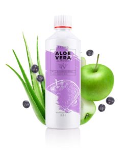 Aloe vera na pitie Acai + jablko 99,5% z BIO Aloe Vera Barbadensis Miller. Na imunitu, únavu, tvorbu kolagénu, detox organizmu,