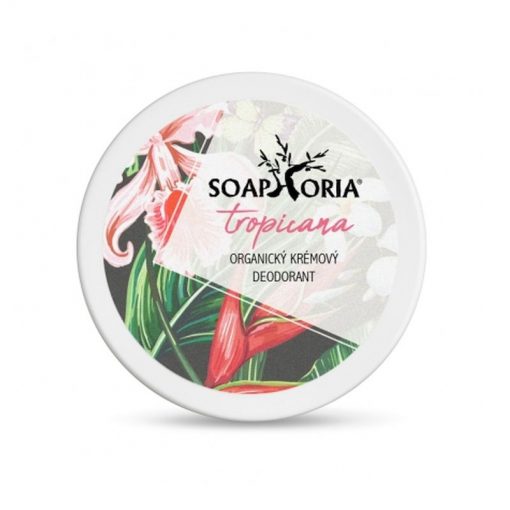 Tropicana organický krémový deodorant, limitovaný, antiperspirant parabénov - 100% prírodný deodorant bez hliníkových solí. Prírodná kozmetika