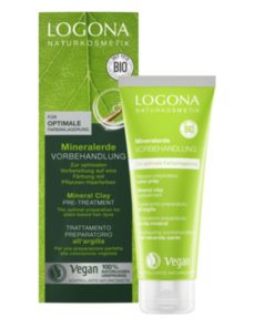Prípravok na vlasy pred farbením LOGONA - vegánska kozmetika. Farba vlasov po farbení je oveľa intenzívnejšia a rovnomernejšia. BIO produkt