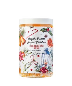 Magické Vianoce kúpeľová soľ - vianočný darček pre ženu. 100% Prírodná kozmetika, aj pre staršie deti. Najlepší darček na Vianoce.