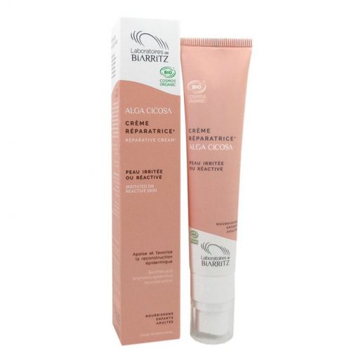BIO krém hypoalergénny Alga CICOSA na podráždenú pokožku a citlivú pleť, na ekzém, na jazvy, strie, rosacea. 100% čisto bio kozmetika na pleť