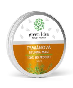 BIO tymiánová masť bylinná s včelím voskom od tradičného českého výrobcu prírodnej kozmetiky TOPVET