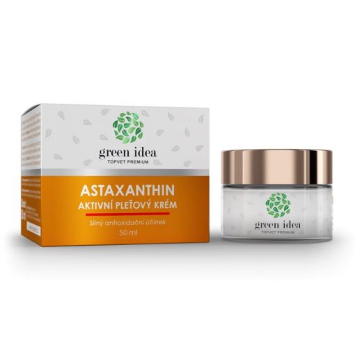 ASTAXANTHIN pleťový krém zo sladkovodných rias. Astaxanthin je silný prírodný antioxidant. Hydratuje a tlmí prejavy starnutia