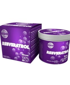 Resveratrol je 100% bylinný extrakt s vitamínom C a je silný antioxidant ( spomaľuje starnutie). Doporučuje sa ženám v menopauze