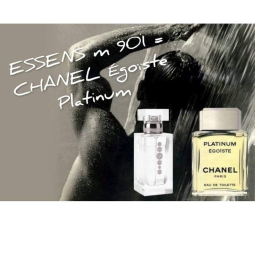 Pánsky parfém M 901 Chanel Essens, svieža, aromatická a moderná vôňa a vyvážené zelené tóny v kombinácii so sladko voňajúcim jazmínom