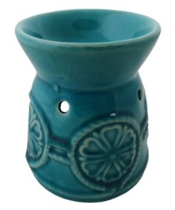 Aromalampa tyrkysovo-modrá keramická s extra hlbokou miskou, je vhodná ako darček pre ženu i muža. Elegantný moderný bytový doplnok