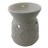 Aromalampa smotanovo-béžová keramická s extra hlbokou miskou, je vhodná ako darček pre ženu i muža. Elegantný moderný bytový doplnok