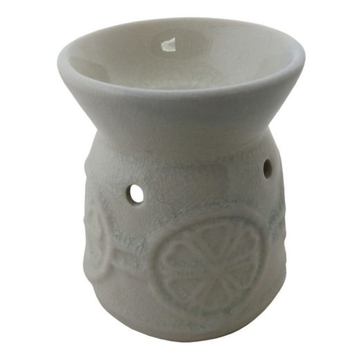 Aromalampa smotanovo-béžová keramická s extra hlbokou miskou, je vhodná ako darček pre ženu i muža. Elegantný moderný bytový doplnok