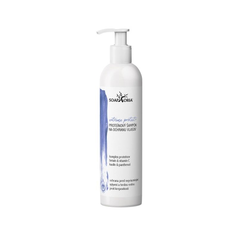 Extremeprotect proteínový šampón vysoko reparačný, výživný a regeneračný šampón na zimu proti krepovateniu vlasov a presušovaniu vlasov.