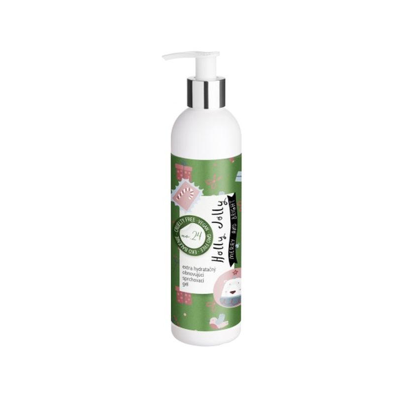 Holly Jolly by SKIN PARADISE je vianočný 100% organický gél pre celú rodinu VEGAN. Bez sulfátov, parabénov