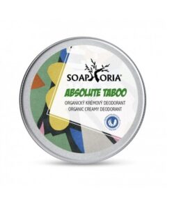 ABSOLUTE TABOO krémový deodorant Soaphoria, organický bez hliníka a parabénov je eko kozmetika pre ženy - 100% prírodný deodorant.