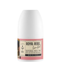 Royal Rebel dámsky roll-on deodorant Soaphoria so sviežou, letnou vôňou. Celodenná sviežosť bez hliníka a parabénov. Prírodný ekologický deodorant