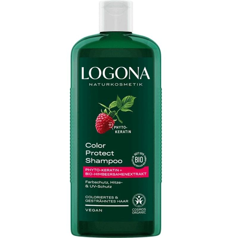 BIO šampón Color Protect Logona s keratínom na farbené vlasy