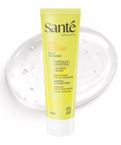 BIO čistiaci gél All Clear Jelly Cleanser na všetky typy pleti jemne odstraňuje make-up, nečistoty a opaľovací krém bez toho, aby pokožku vysušoval.