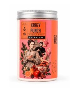Krazy Punch - penivá zmes do kúpeľa s bohatou voňavou penou. Bez chémie. Zero waste. 100% prírodná s epsomskou soľou a olejmi