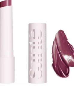Cherry on Top ruž na pery Lip Melt Sante je 100% bio prírodná dekoratívna kozmetika. Jemný k pokožke, bez syntetických farbív, parabénov
