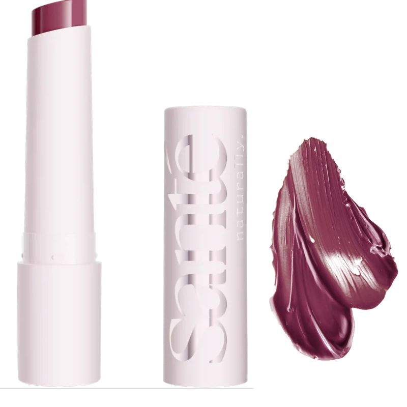 Cherry on Top ruž na pery Lip Melt Sante je 100% bio prírodná dekoratívna kozmetika. Jemný k pokožke, bez syntetických farbív, parabénov