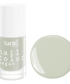 Lak na nechty 10 Crema di Pistacchio SANTE vegánsky, prírodný. Bez obsahu 15 agresívnych zložiek, vysoké krytie, rýchlo schnúce, dlhotrvácny